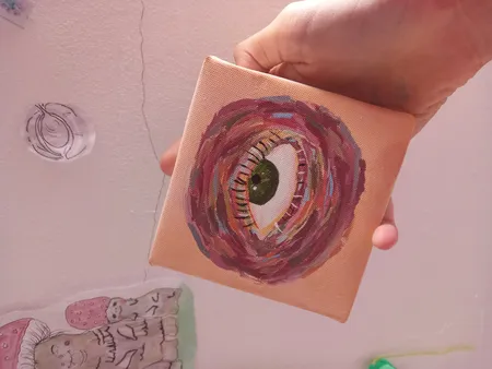 بوم نقاشی لیما بوم مدل انگشتی سایز 10x10 سانتی متر بسته 3 عددی