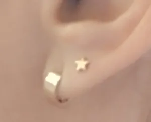 تجریه خرید گوشواره طلا 18 عیار زنانه طلای مستجابی مدل ستاره کد 3