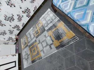 تجریه خرید فرش ماشینی ساوین کد 4120 زمینه نقره ای