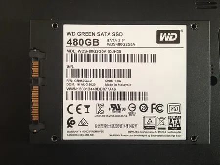 اس اس دی اینترنال SATA III وسترن دیجیتال مدل Green ظرفیت 480 گیگابایت