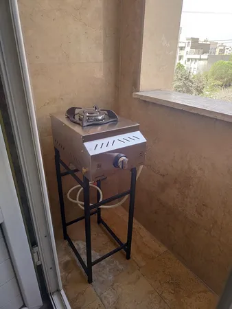 اجاق پایه دار آتش‌ مهر مدل تک شعله