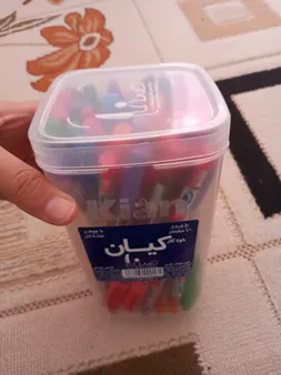 خودکار رنگی کیان قطر نوشتاری 1 میلی متر بسته 50 عددی