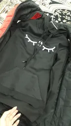 هودی زنانه طرح چشم کد 17099BW