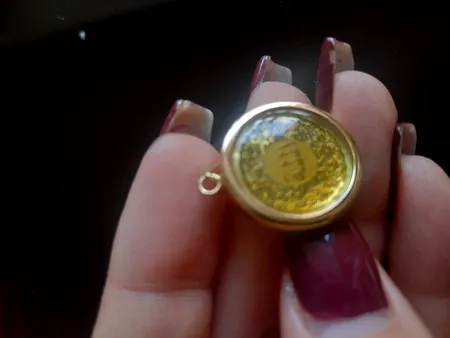 آویز گردنبند طلا 18 عیار زنانه ماهک مدل MM0688