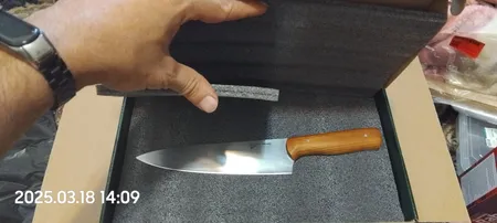 چاقو آشپزخانه الماس زنجان مدل سرآشپز کد m04