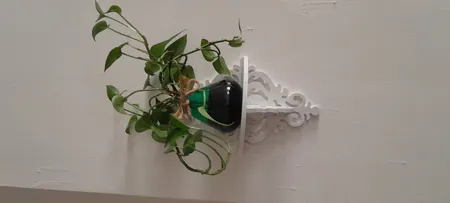 شلف دیواری مدل لوزی کد 09030035 سایز متوسط