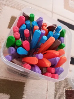 خودکار رنگی کیان قطر نوشتاری 1 میلی متر بسته 50 عددی