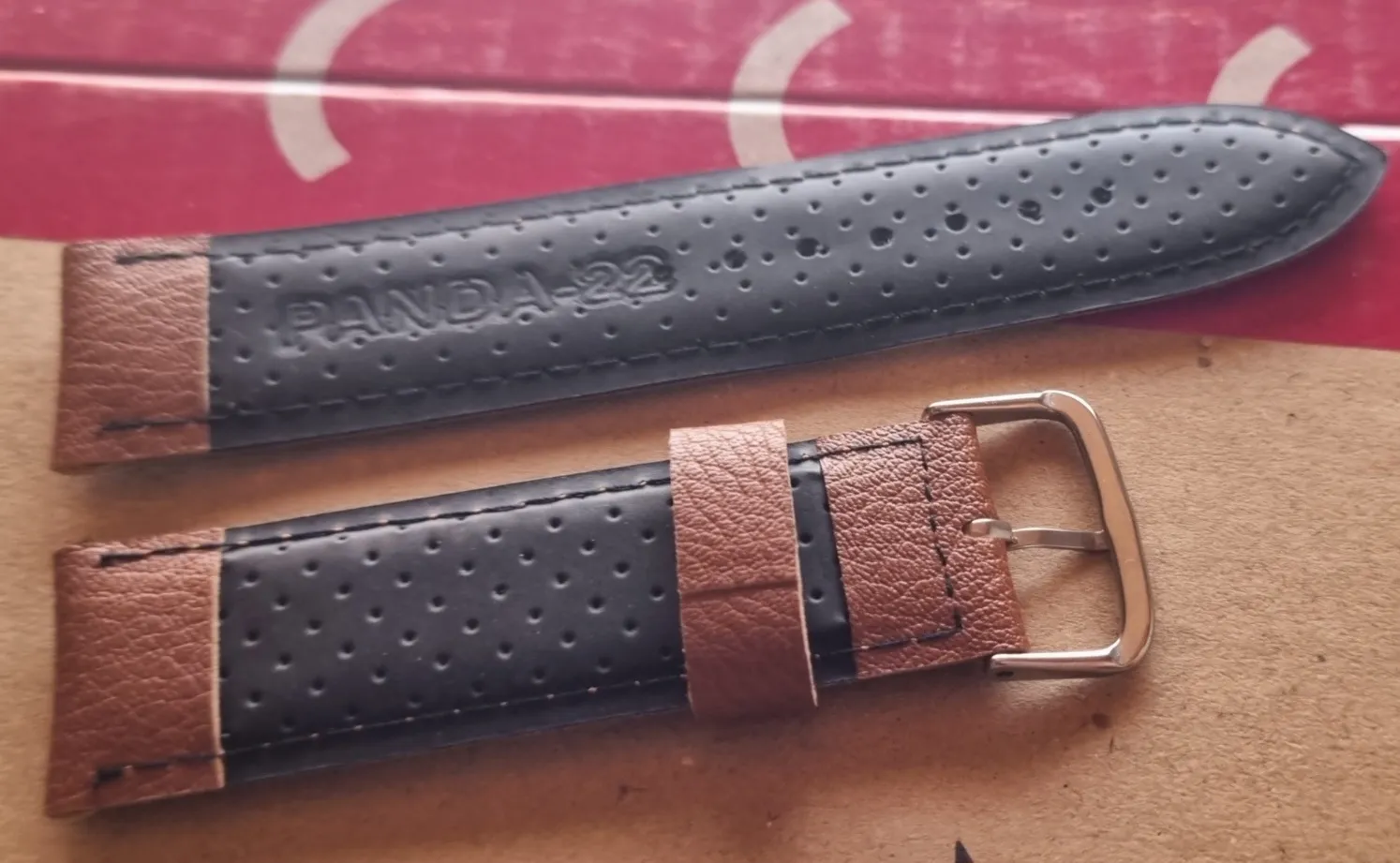 بند ساعت مچی مدل 22 P کد A 70 به همراه پین و ابزار کوتاه کننده بند