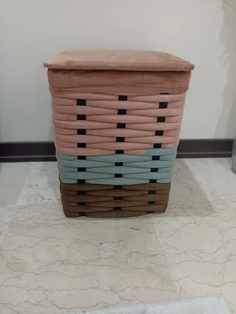 سبد رخت شایگان مدل بافت رنگی