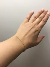 تجریه خرید دستبند طلا 18 عیار زنانه دوست خوب مدل dk149