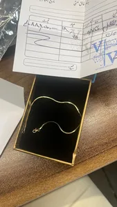 تجریه خرید دستبند طلا عیار 18 زنانه وی وی گلد گالری مدل هرینگبون کد V.A1100