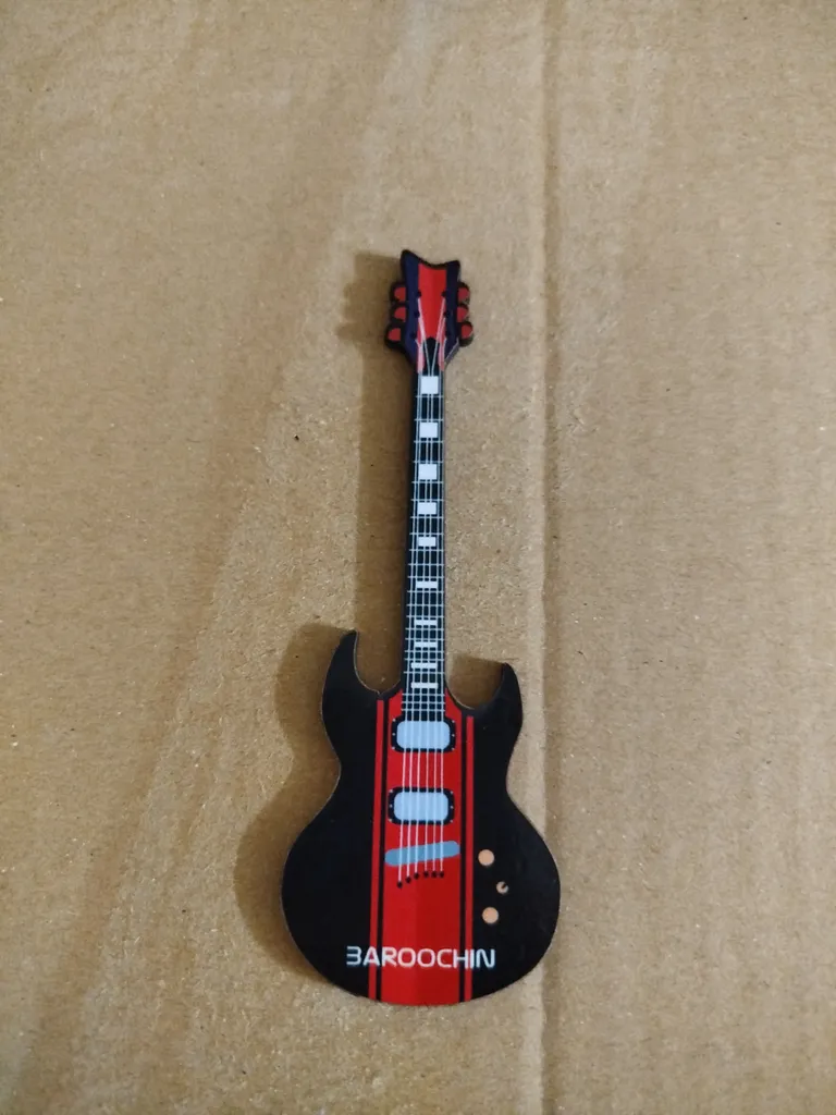 نشانگر کتاب باروچین مدل گیتار کد bk-20 بسته 4 عددی