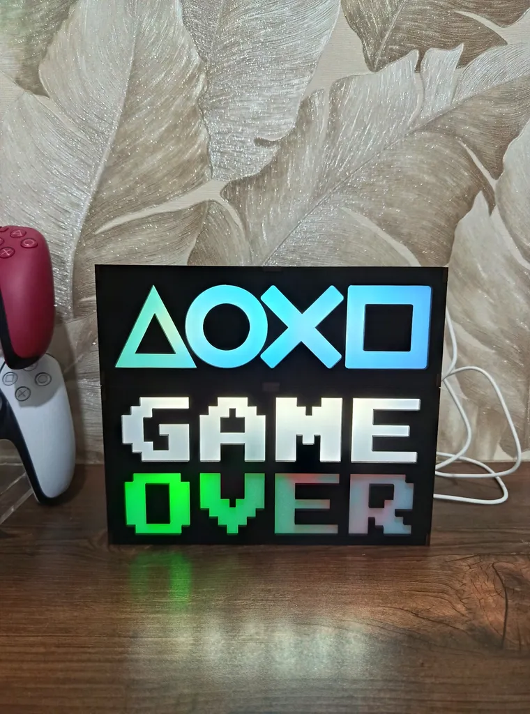 آیکون لایت طرح GAME OVER کد GAS-01