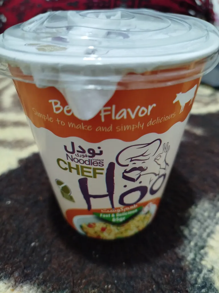 نودل گوشت لیوانی شف هو - 65 گرم بسته 6 عددی