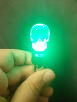 چراغ دوچرخه مدل اسکلت بسته 2 عددی