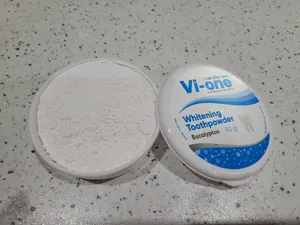 تجریه خرید پودر سفید کننده دندان وی وان مدل اکالیپتوس وزن 50 گرم