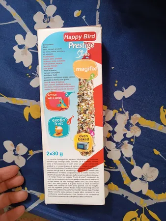 تشویقی طوطی هپی برد مدل استیک پرستیژ وزن 60 گرم