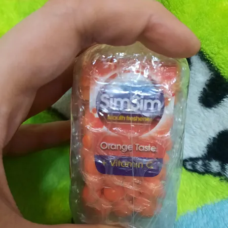 قرص خوشبو کننده دهان سیم سیم مدل ویتامین C بسته 4 عددی