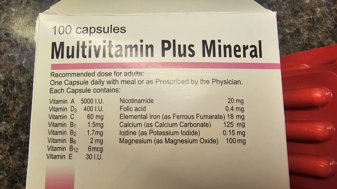 مولتی ویتامین مینرال ایران دارو بسته 100 عددی