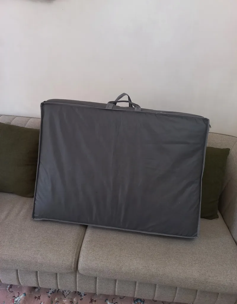 تشک مهمان میقان مدل پشمی  ارگانیک سایز 90x190 سانتی‌متر