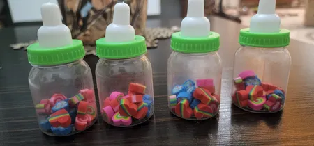 پاکن کن طرح شیشه شیر بسته 4 عددی