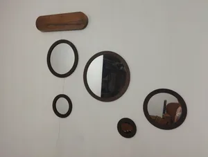 تجریه خرید آینه خونه خاص مدل دکوراتیو مجموعه 5 عددی