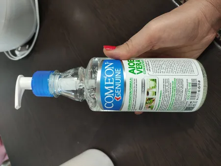 ژل آبرسان کامان مدل آلوئه‌ورا حجم 400 میلی‌لیتر