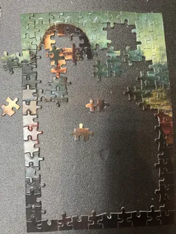 پازل 170 تکه مینیاتور طرح مونالیزا کد 01599