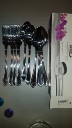 سرویس قاشق و چنگال 12 پارچه ناب استیل مدل Venice