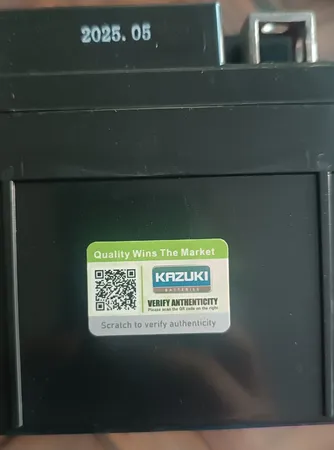 باتری موتورسیکلت کازوکی مدل 12 ولت 7 آمپر پهن - ytx7ah