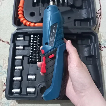 دریل پیچ گوشتی شارژی باس مدل LIFE_STYLE کد 4.2 مجموعه 47 عددی