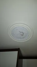 چراغ سقفی 36 وات مودی مدل دوطبقه دور کریستالی