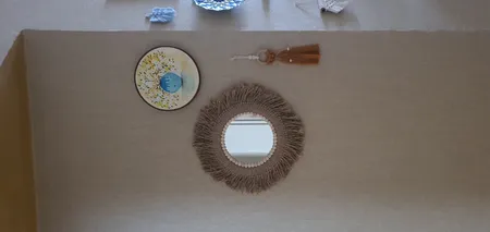 بشقاب دیوارکوب سفالی کد D206