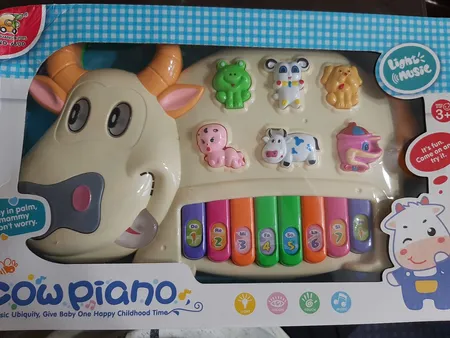 اسباب بازی آموزشی موزیکال مدل گاو