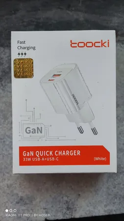 شارژر دیواری 33 وات توکی مدل TCTAC-JCB01