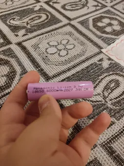 باتری لیتیوم یون قابل شارژ پاناسونیک کد 18650 ظرفیت 6000 میلی آمپرساعت