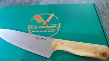 چاقو آشپزخانه الماس زنجان مدل سرآشپز کد m04