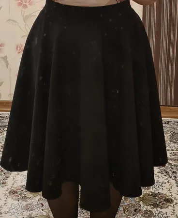 دامن زنانه مدل YSN-30 رنگ مشکی