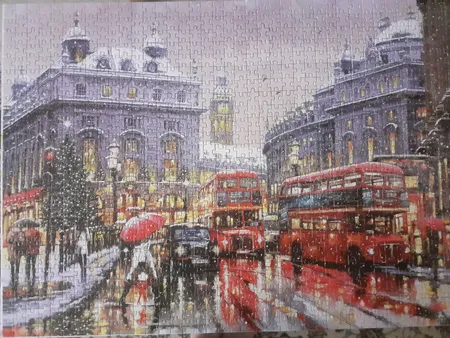 پازل 1000 تکه ایران پازل طرح لندن در زمستان