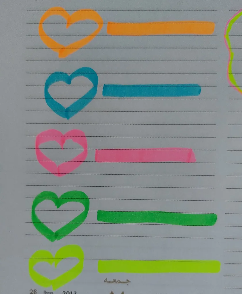 ماژیک علامت گذار پلیکان مدل هرون TEXTO بسته 5 عددی