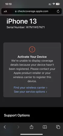گوشی موبایل اپل مدل iPhone 13 CH دو سیم‌ کارت ظرفیت 128 گیگابایت و رم 4 گیگابایت - نات اکتیو