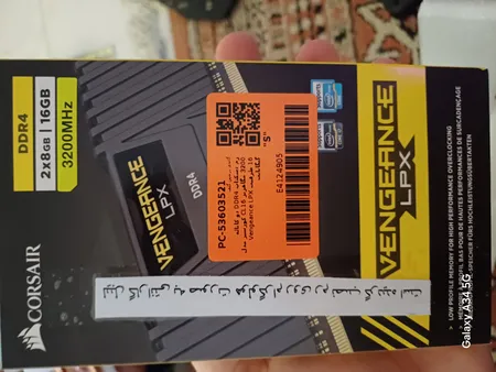 رم دسکتاپ DDR4 دو کاناله 3200 مگاهرتز CL16 کورسیر مدل Vengeance LPX ظرفیت 16 گیگابایت