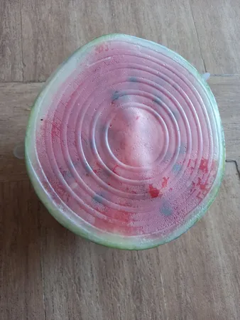 درپوش ظرف مدل سیلیکونی مجموعه 6 عددی