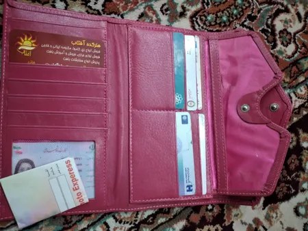 کیف پول چرم بارز مدل  چرم طبیعیDM67