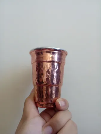 نیم لیوان مسی کد 002