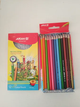 مداد رنگی 12 + 1 رنگ آریا کد 3016-Ruins