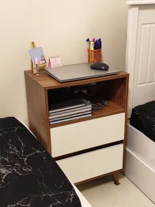 تجریه خرید میز پاتختی صنعت و هنر چوبی کوتوک مدل پاتریشیا