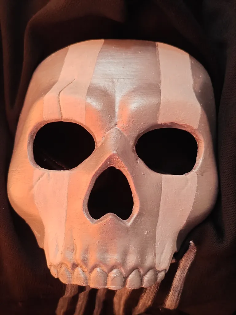 ماسک ایفای نقش مدل گوست طرح بازی کال آف دیوتی