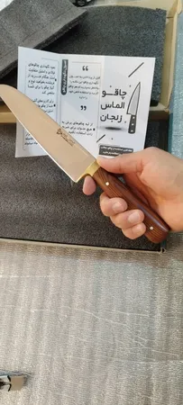 چاقو آشپزخانه الماس زنجان مدل گوشت و مرغ کد 02