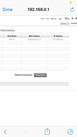 مودم جیبی 4G LTE قابل حمل اسفیورد مدل M720